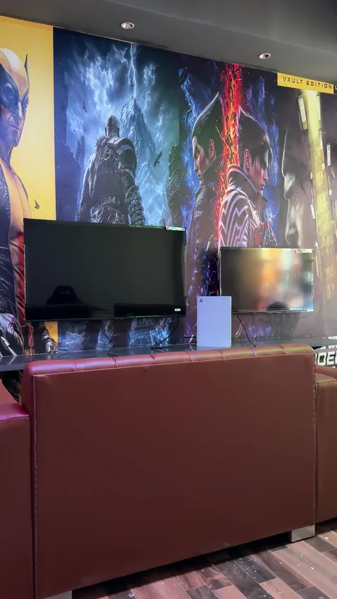 Pre-opening view of the gaming area at Legends Arena